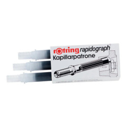 TINTA CHINA ROTRING CARTUCHO CAJA 5