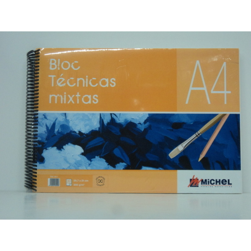 BLOC PAPEL MCH TECNICAS MIXTAS A-4 21*29,7 300G BLOC 30H REF.801 ^