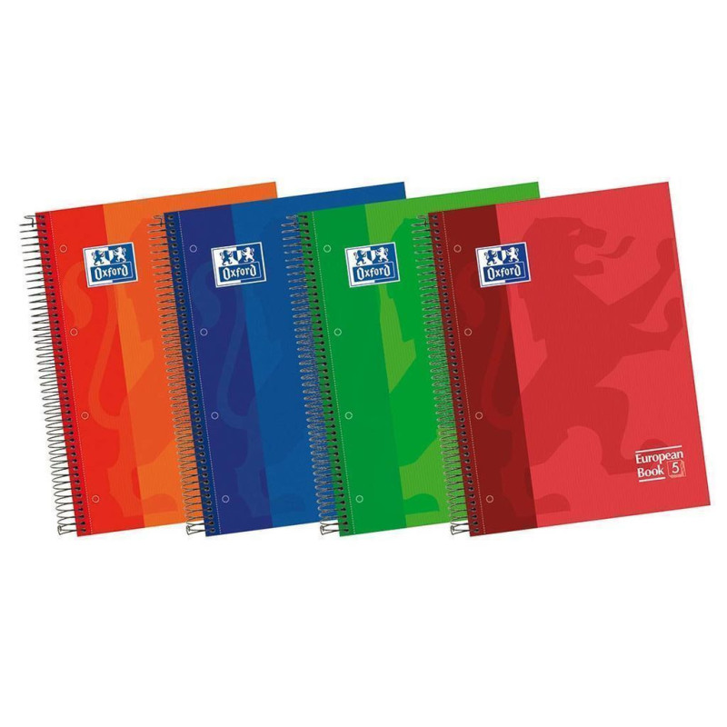 CUADERNO EUROPEAN ENRI OXFORD SCHOOL TE A-4 60H+60H HZTAL 400060750