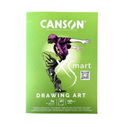 BLOC DIBUJO CANSON XSMART DRAWING ART 150G A4 21*27,9 40H C32250P002