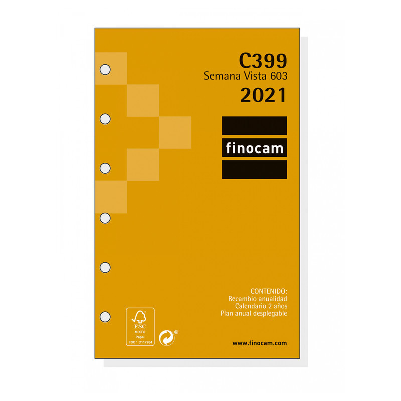 AGENDA ANUAL FINOCAM21 C399-REC.ANUAL.603 SV 2021+ 201250021 12,7*7,9