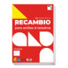 RECAMBIO A4 100HJ 4 TALADROS DOBLE RAYA 3,5 MRG 90G PACSA