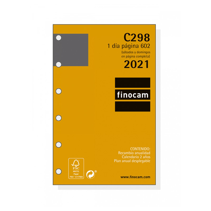 AGENDA ANUAL FINOCAM21 C298-REC.ANUAL.602 1DP 2021+ 201310021 11,4*7,3