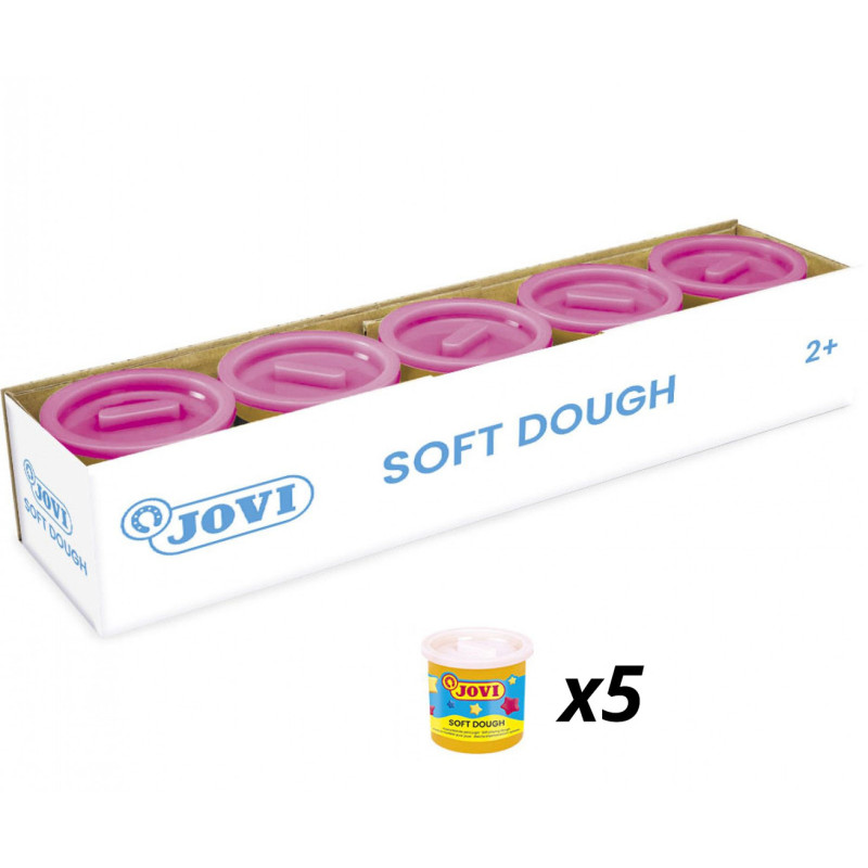 PLASTILINA JOVI BLANDIVER BLANCA BOTE 125ML 450 C/5U