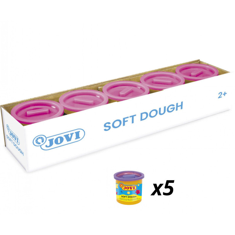 PLASTILINA JOVI BLANDIVER VIOLETA BOTE 125ML 450 C/5U