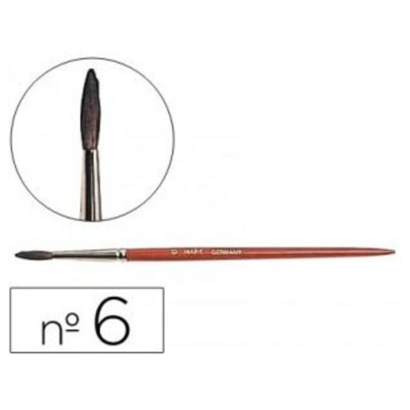 PINCEL MADERA ACUARELA JOVI  6 C/12U