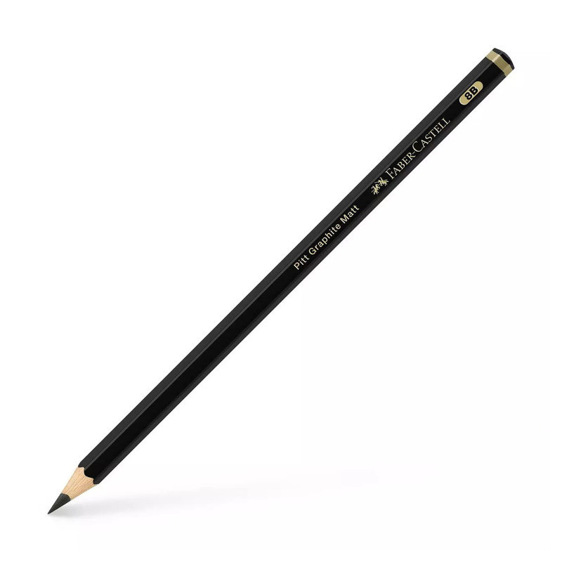 LAPIZ FABER-CASTELL PITT GRAFITO MATE  8B 115208 C/12U