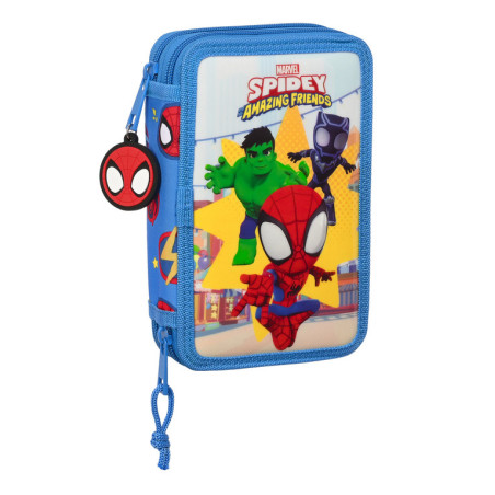 PLUMIER DOBLE PQÑO 28 PCS SPIDEY "TEAM UP" SAFTA23 ENERO 442332854