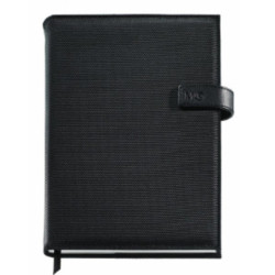 AGENDA MR PLUS ENCOLADA D/P LOCK NEGRA 22766 ^