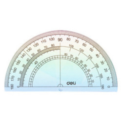 REGLA JUEGO DELI MINI 15CM 4 PZAS REGLA CON LUPA EH652 UNIDAD