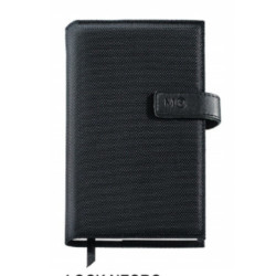 AGENDA MR COMPACT UNO LOCK NEGRO S/V 23564 ^