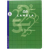 LIBRETA GRAPADA A4 50H C/2,5MM CUADROVIA LAMELA