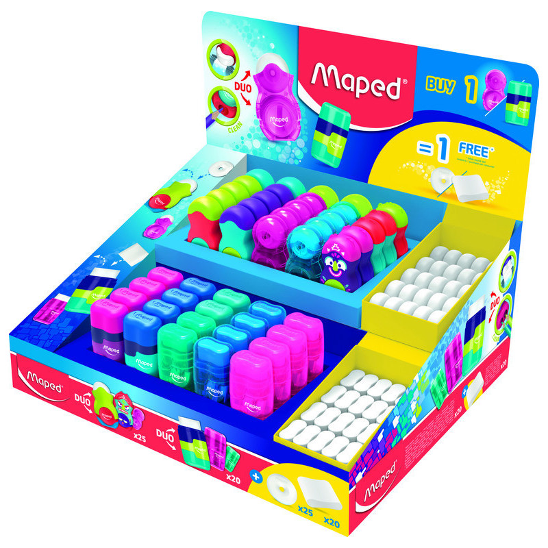 EXPOSITOR MAPED 45 AFILABORRAS + 45 RECAMBIOS GRATIS 993412