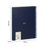 CUADERNO EUROPEAN MILAN A4 80 LISO 95G 430 SINCE 1918 AZUL 57141E80B