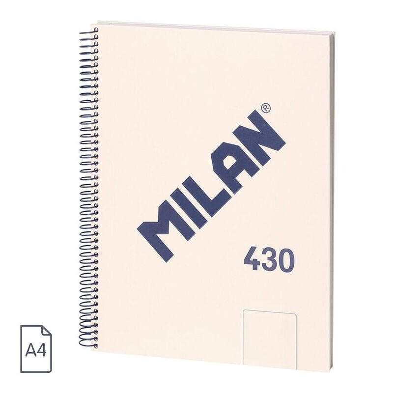 CUADERNO EUROPEAN MILAN A4 80 LISO 95G 430 SINCE 1918 BEIGE 57141E80BG