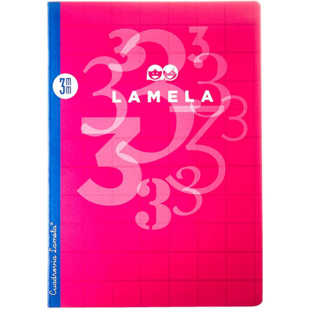LIBRETA GRAPADA A4 50H C/3MM CUADROVIA LAMELA