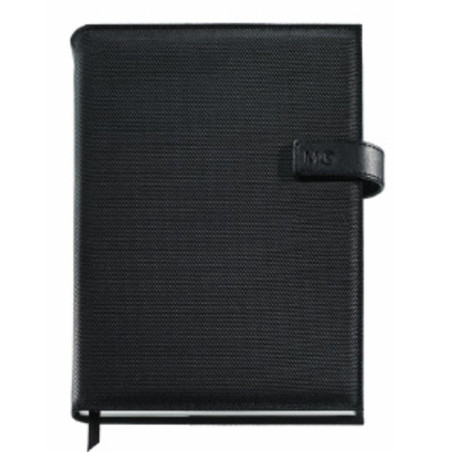 AGENDA MR PLUS ENCOLADA D/P LOCK NEGRA 22766 ^