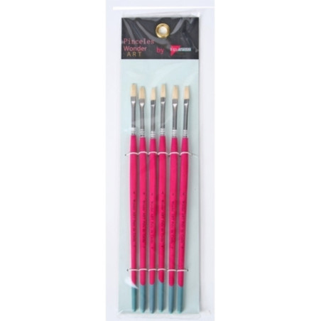 PINCEL PRYSE 61200 Nº  4 MANGO CUADRADO PELO CERDA PLANO P