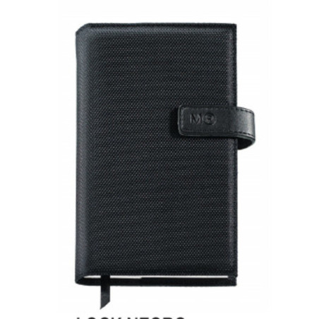 AGENDA MR COMPACT UNO LOCK NEGRO S/V 23564 ^