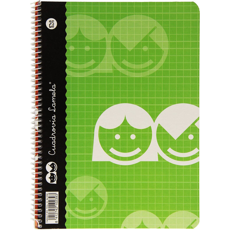 CUADERNO BASICO FOLIO 80H C/3MM  CUADROVIA LAMELA
