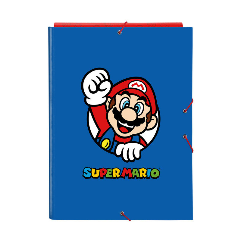 CARPETA FOLIO 3 SOLAPAS SUPER MARIO SAFTA23 ENERO 512108068