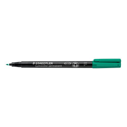 ROTULADOR STAEDTLER LUMOCOLOR FINO VERDE 318 C/10U