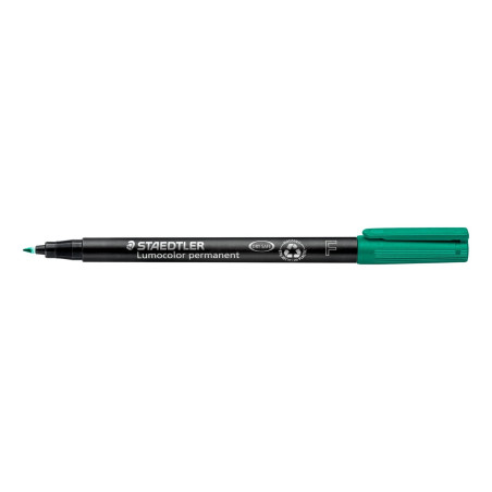 ROTULADOR STAEDTLER LUMOCOLOR FINO VERDE 318 C/10U
