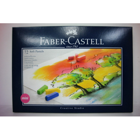 TIZA FABER-CASTELL GOLDFABER CUADRADA 72 COLORES CAJA CARTON 128272