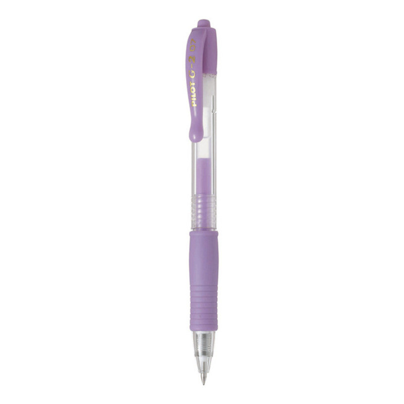 ROTULADOR PILOT G-2  GEL INK RETRACTIL VIOLETA C/12U