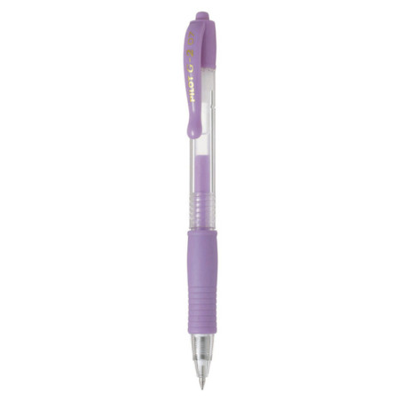 ROTULADOR PILOT G-2  GEL INK RETRACTIL VIOLETA C/12U