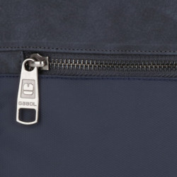 BANDOLERA GRANDE DOBLE GABOL CLARK 546312046 AZUL MARINO 20*25*8