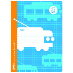 LIBRETA 4º 30H C/2,5MM CUADROVIA LAMELA