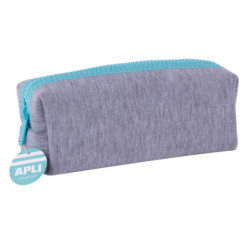 PORTATODO CUADRADO APLI NEOPRENO/TELA GRIS CREMALLERA COLORES URBAN SURTIDOS 19028 UNIDAD