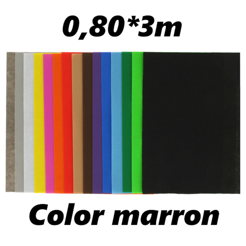 TISSUE NO TEJIDO ROLLO 0,80*3M COLOR MARRON UNIDAD 01001340 GRAFOPLAS