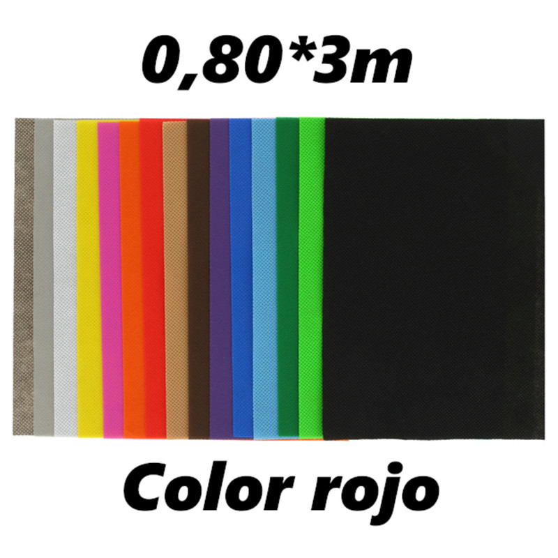 TISSUE NO TEJIDO ROLLO 0,80*3M COLOR ROJO UNIDAD 01001351 GRAFOPLAS