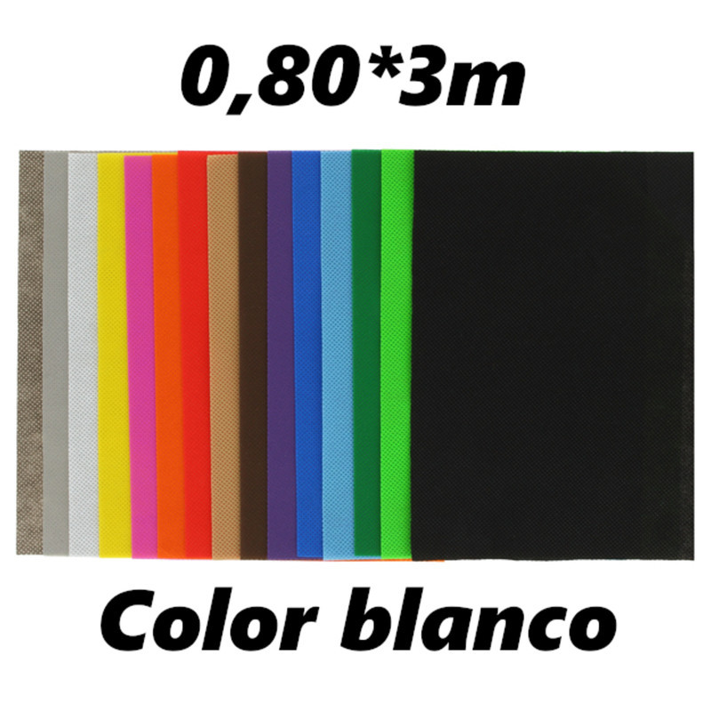 TISSUE NO TEJIDO ROLLO 0,80*3M COLOR BLANCO UNIDAD 01001370 GRAFOPLAS