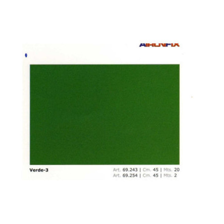 FORRO ADHESIVO 0,45*20M AIRONFIX BRILLO VERDE-3
