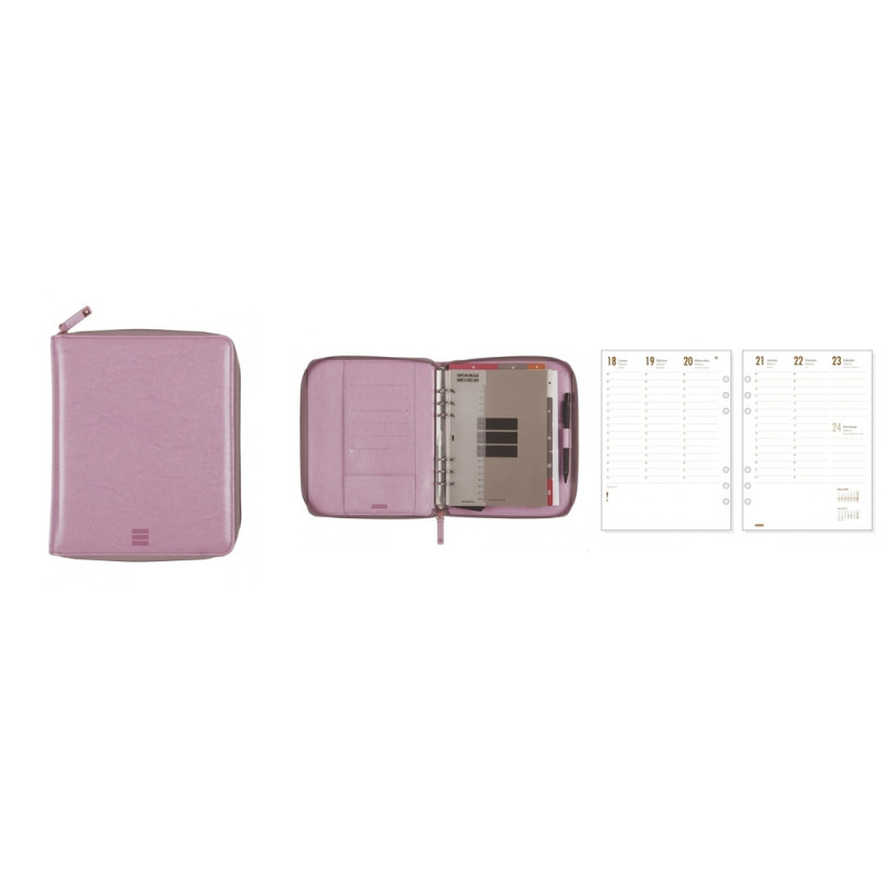 AGENDA FINOCAM OPEN CREM.GLAM 1000 SV ROSA 2739645 204*248*43