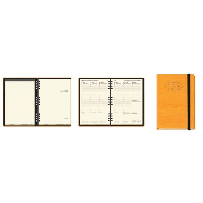 AGENDA MYRGA 2020 4º S/V WIRE-O 3152AM MIRAVET AMARILLO EDICROMO