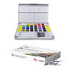 CAJA 24 ACUARELAS C/PINCELES AGUA ALEX BOG AB-0447