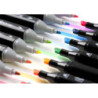ROTULADOR DOBLE PUNTA PROFESIONAL MARKERS CAJA REGALO 40 COLORES SURTIDOS AB-0740 ALEX BOG