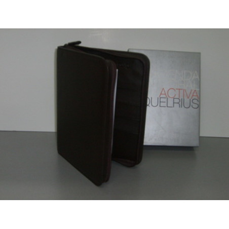 AGENDA MR ACTIVA 6A BANGKOK PIEL CREMALLERA MARRON S/V 29198 ^