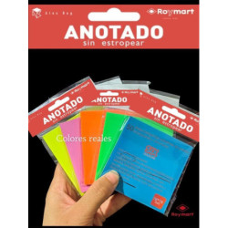 BLOC NOTAS ADHESIVO REMOVIBLE 76*76 50H ACETATO NARANJA ALEX BOG AB-1344 UNIDAD