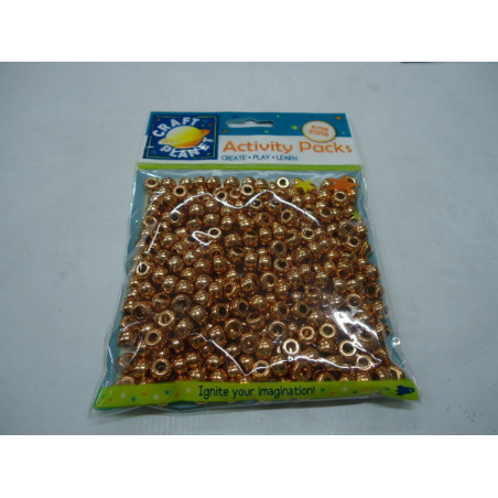 CUENTAS BRONCE PARA COLLARES B/300U CPT 6511108 ^