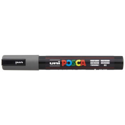 MARCADOR UNI-BALL POSCA PC-5M PUNTA REDONDA 1,8-2,5MM GRIS PROFUNDO -82- 262535000