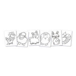 LAPICES ALPINO BABY PINTA CON LAPICES LA GRANJA C/6U AL002006