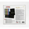 JUEGO 12 ROTULADORES COLOR EXPERIENCE +BLOC PAPEL NEGRO Y GUIA CON PATRONES AR010701 ALPINO