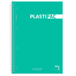 CUADERNO T PP FOLIO 100H MICROPERFORADO PACSA PLASTIPAC 90G LISO 16686