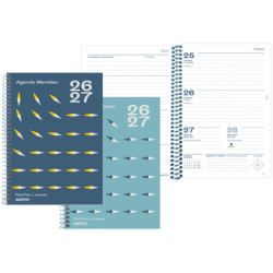 AGENDA ESCOLAR SECUNDARIA/BACHILLERATO MERIDIAN ESPIRAL S/V A5 144 PG CASTELLANO ADDITIO A132.