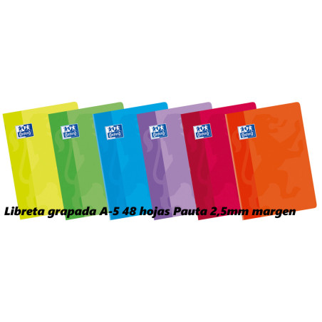 LIBRETA ENRI OXFORD SCHOOL A-5 48H PAUTA 2,5MM 100105713